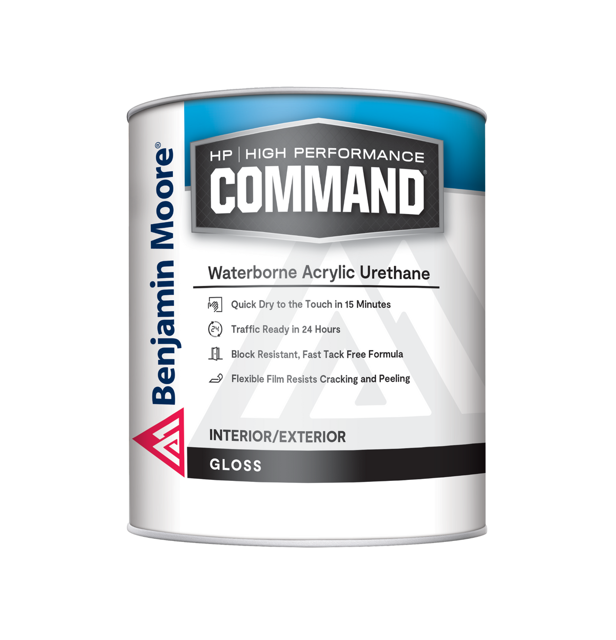 Benjamin Moore HP COMMAND Gloss quart can