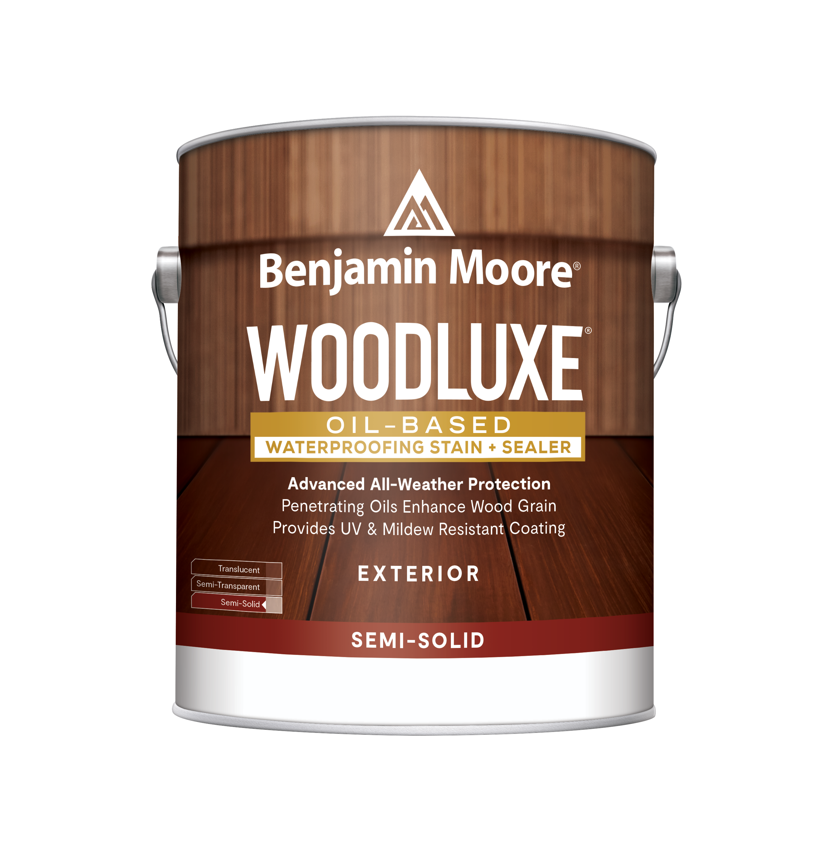 Woodluxe® Oil-Based Waterproofing Stain + Sealer - Semi-Solid 0593