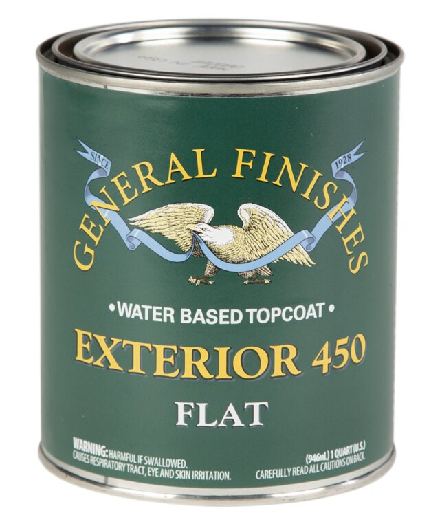 General Finishes Exterior 450 Topcoat — Flat, Gallon