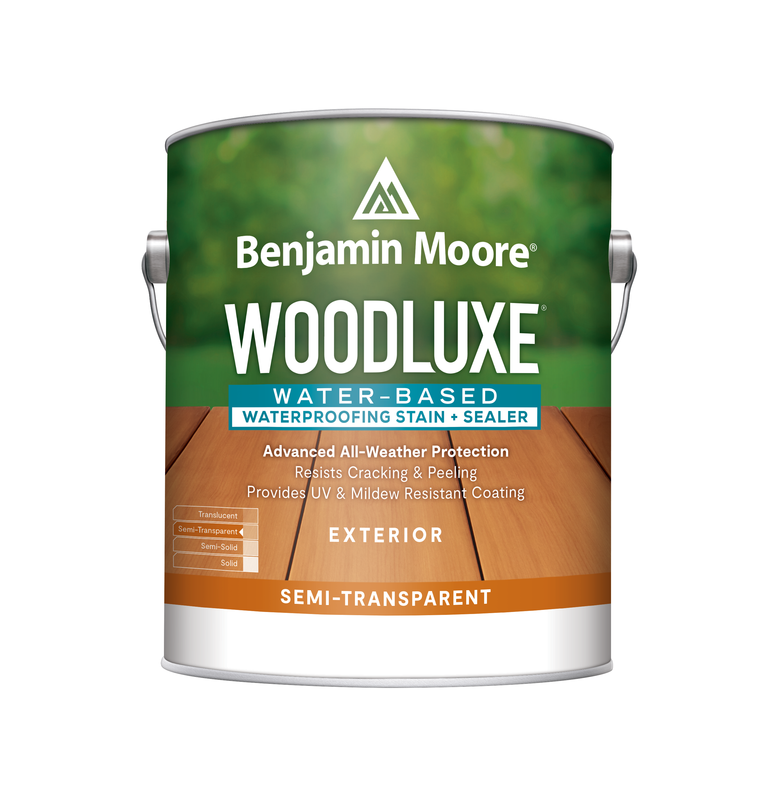 Woodluxe® Water-Based Waterproofing Stain + Sealer - Semi-Transparent 0692