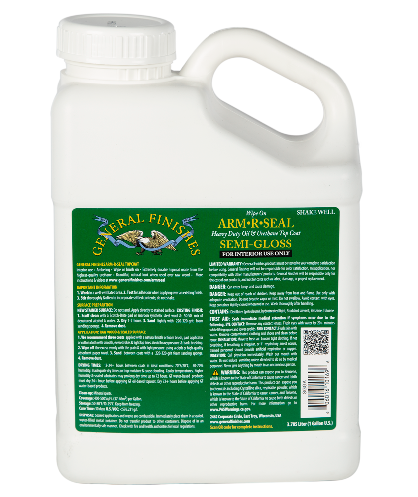 General Finishes Arm-R-Seal — Semi-Gloss, Gallon