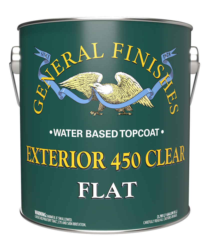 General Finishes Exterior 450 Topcoat — Flat, Gallon
