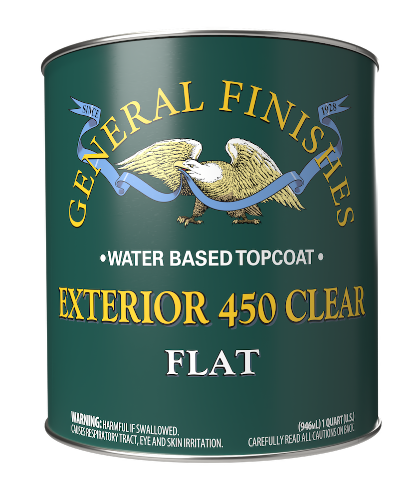 General Finishes Exterior 450 Topcoat — Flat, Quart