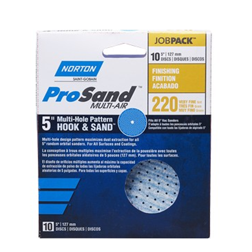 5" 220 Grit ProSand Disc 10Pk