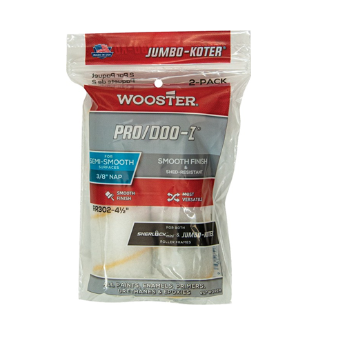 Wooster Pro/Doo-Z® Jumbo-Koter® 4-1/2" Roller Cover 3/8" Nap