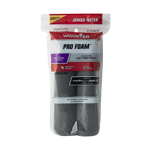 6-1/2" Jumbo-Koter Pro Foam Mini Roller Cover 2Pk