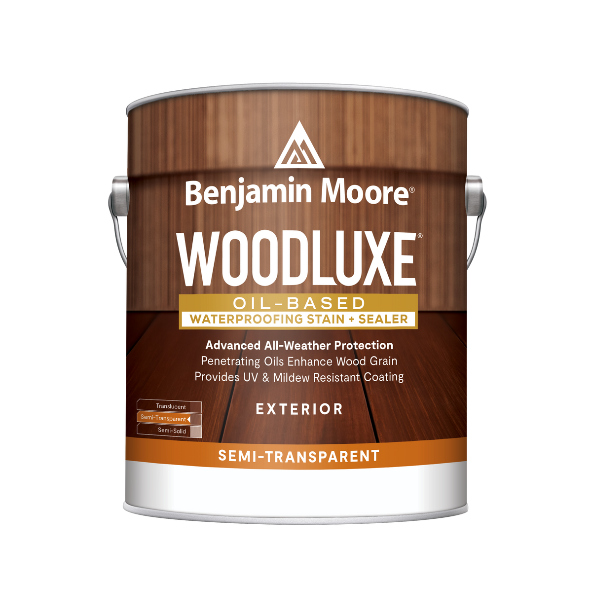 Woodluxe® Oil-Based Waterproofing Stain + Sealer - Semi-Transparent 0592