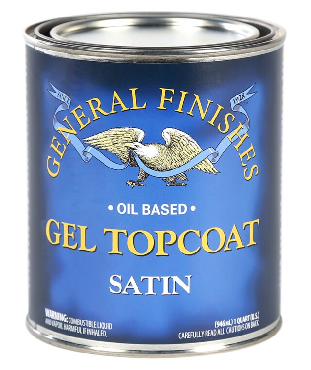 General Finishes Gel Topcoat — Satin, Quart