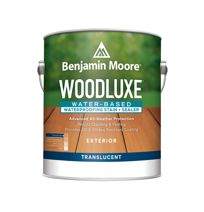 Woodluxe® Water-Based Waterproofing Stain + Sealer - Translucent 0691