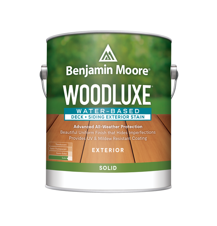 Woodluxe® Water-Based Deck + Siding Exterior Stain - Solid 0694