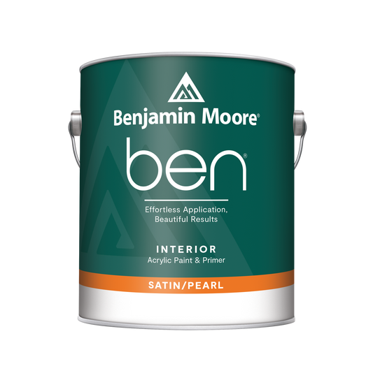 ben Waterborne Interior Paint- Satin/Pearl N628