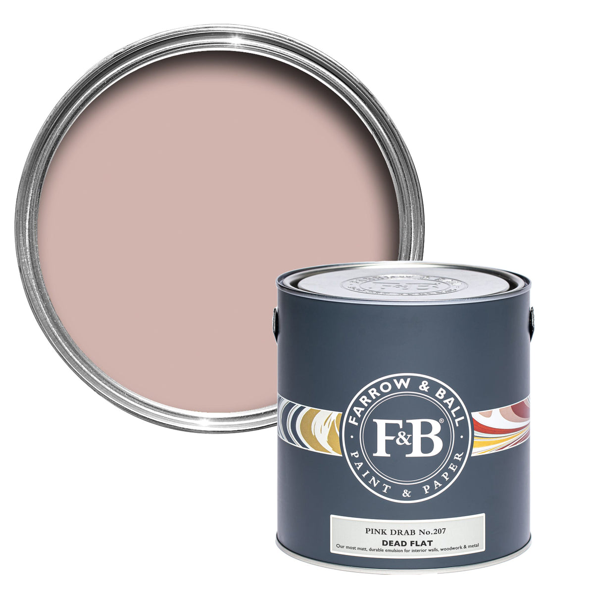 Farrow & Ball Pink Drab No.207