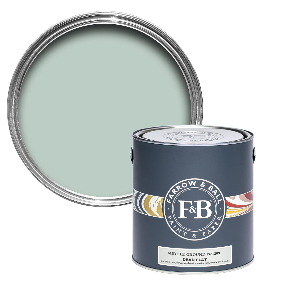 Farrow & Ball Middle Ground No.209