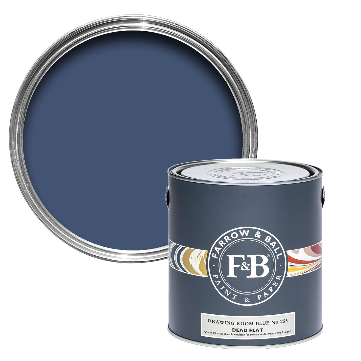 Farrow & Ball Drawing Room Blue No.253