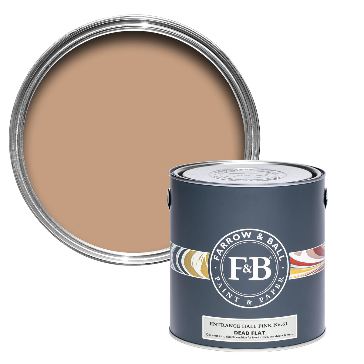 Farrow & Ball Entrance Hall Pink No.61