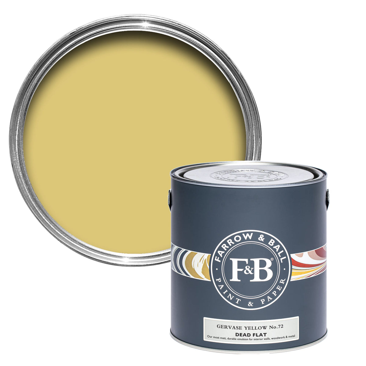 Farrow & Ball Gervase Yellow No.72