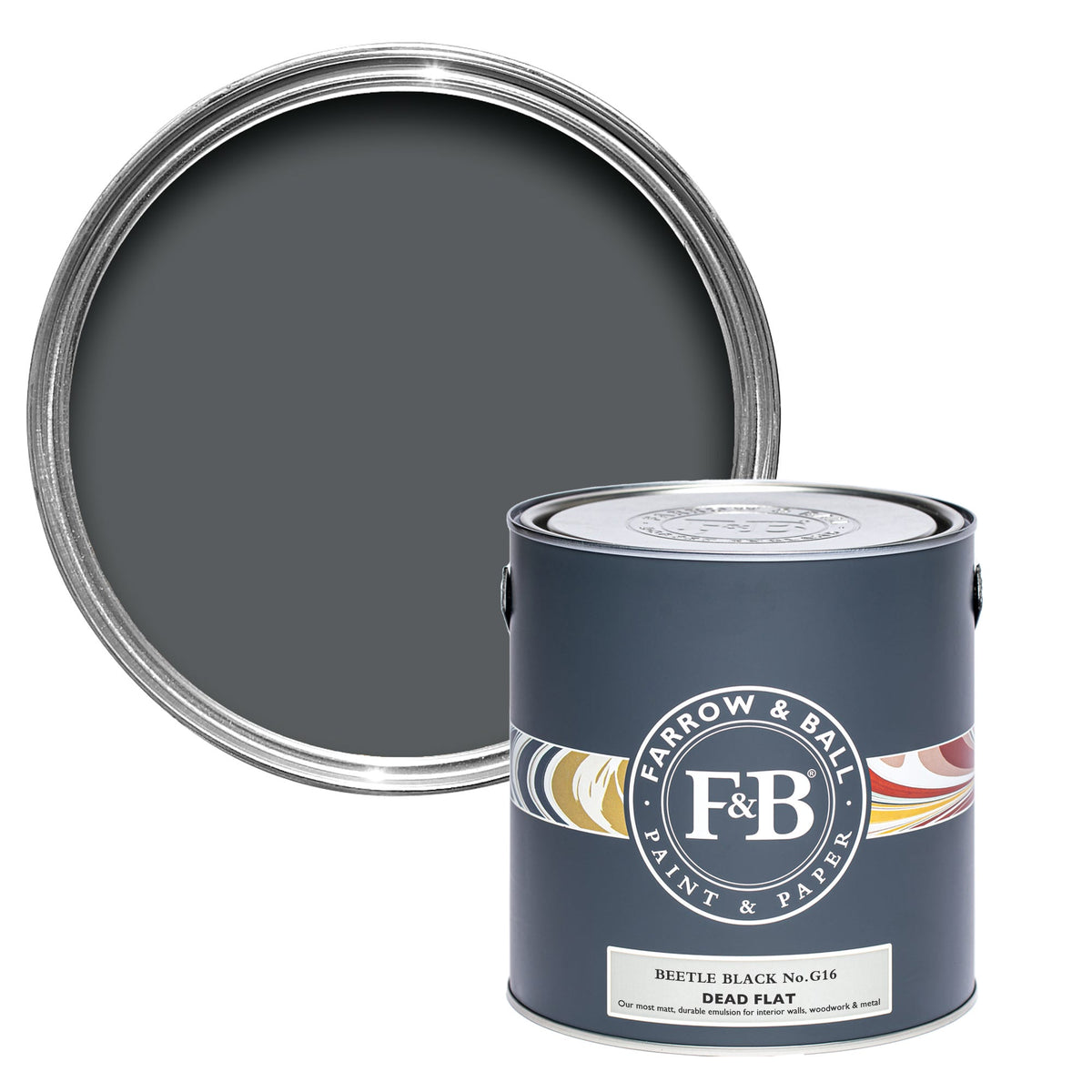 Farrow & Ball Beetle Black No.G16