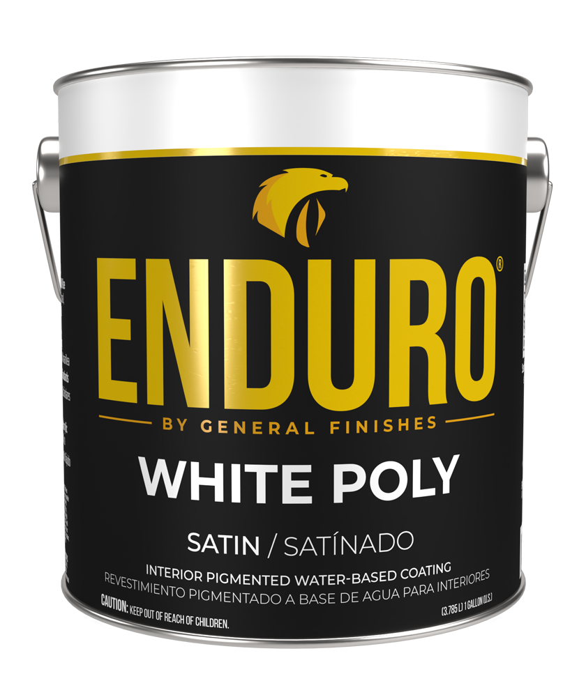 General Finishes Enduro White Poly — product can cutout