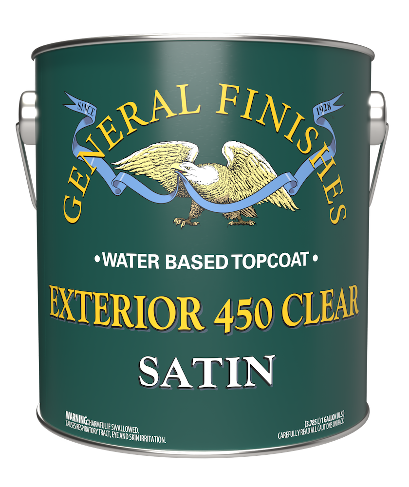 General Finishes Exterior 450 Topcoat — Satin, Gallon