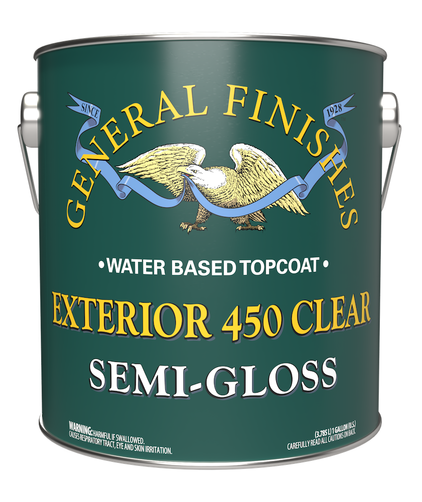 General Finishes Exterior 450 Topcoat — Semi-Gloss, Gallon