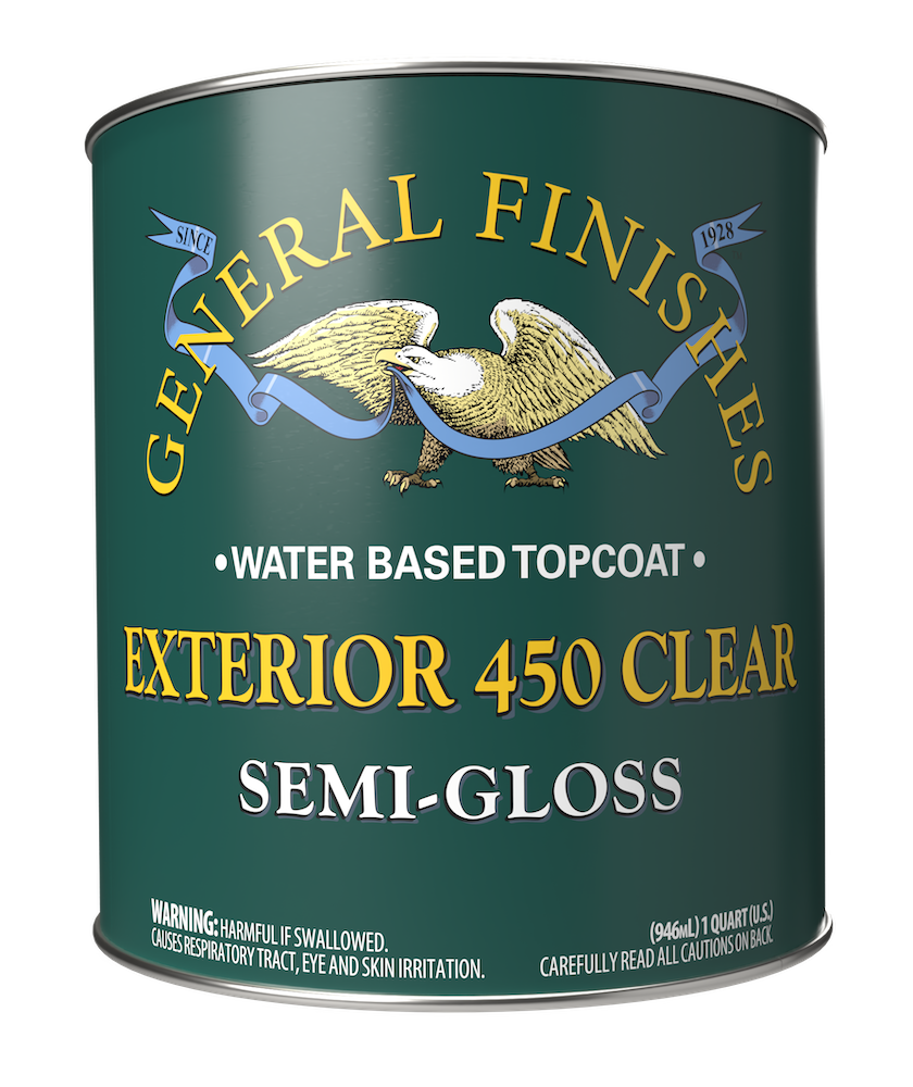 General Finishes Exterior 450 Topcoat — Semi-Gloss, Quart