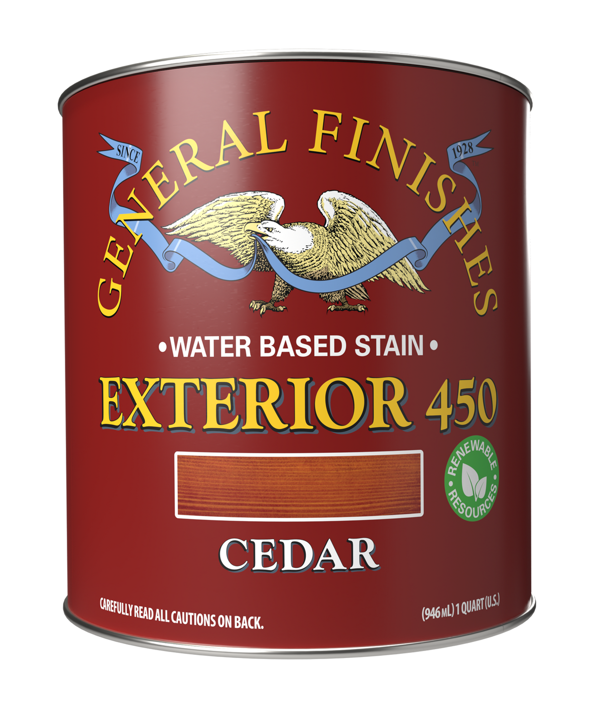 General Finishes Exterior 450 Stain — product can cutout