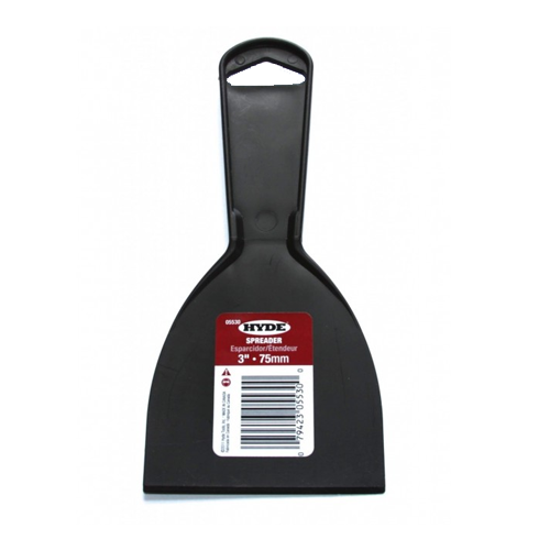 Hyde 3" Black Plastic Scraper