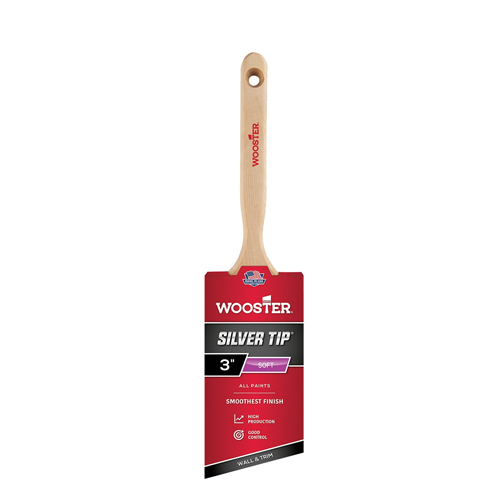 Wooster 3" Silver Tip Angle Sash Brush