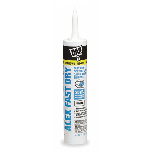 DAP Alex Fast Dry White Acrylic Latex Caulk 10.1 oz