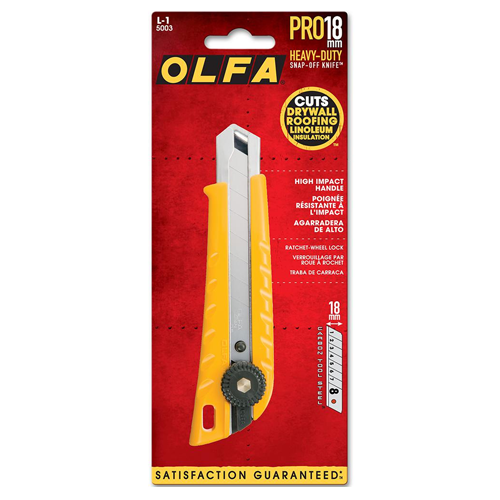 Olfa Heavy-Duty Ratchet-Lock Utility Knife (L-1)