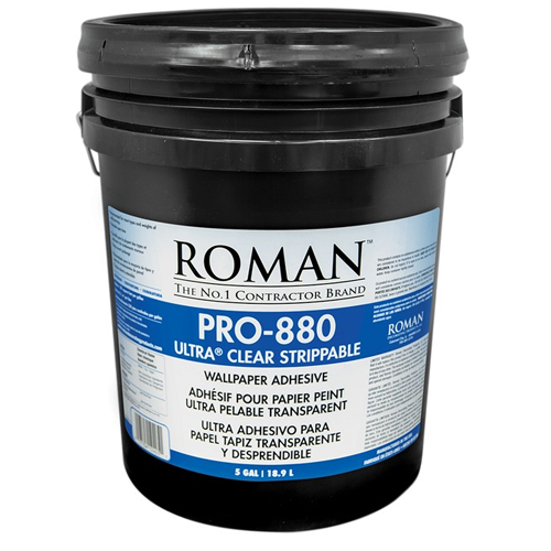 PRO-880 Ultra® Clear Strippable Wallcovering Adhesive