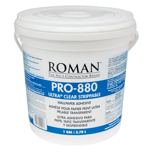 PRO-880 Ultra® Clear Strippable Wallcovering Adhesive