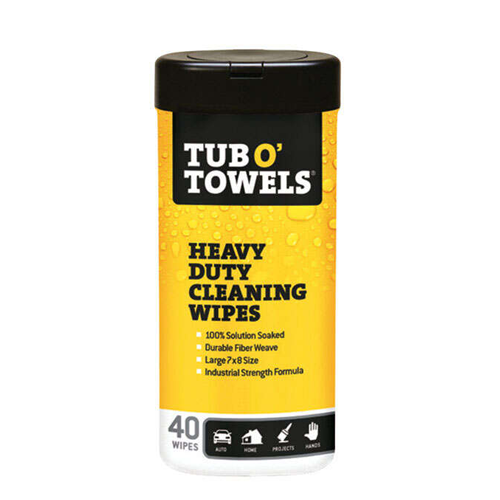 Tub O' Towels Fiber Weave Cleaning Wipes 40 pk