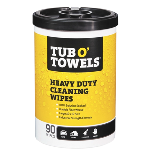 Tub O' Towels Fiber Weave Cleaning Wipes 90Pk